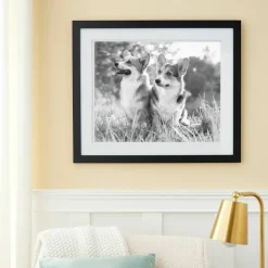 Gallery Black Wall Frame with Double Mat by Studio Décor®