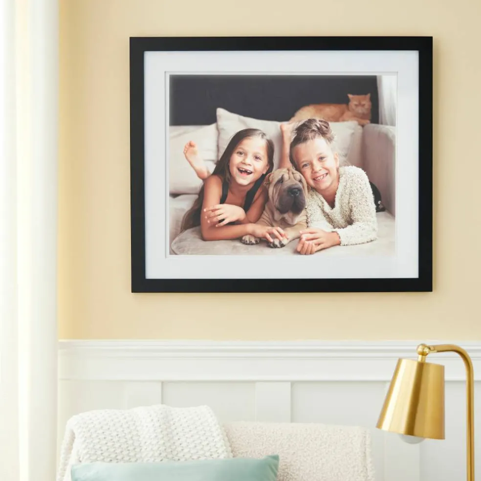 Gallery Black Wall Frame with Double Mat by Studio Décor®