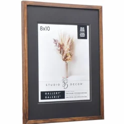 Gallery Dark Wood Frame with Mat by Studio Décor®
