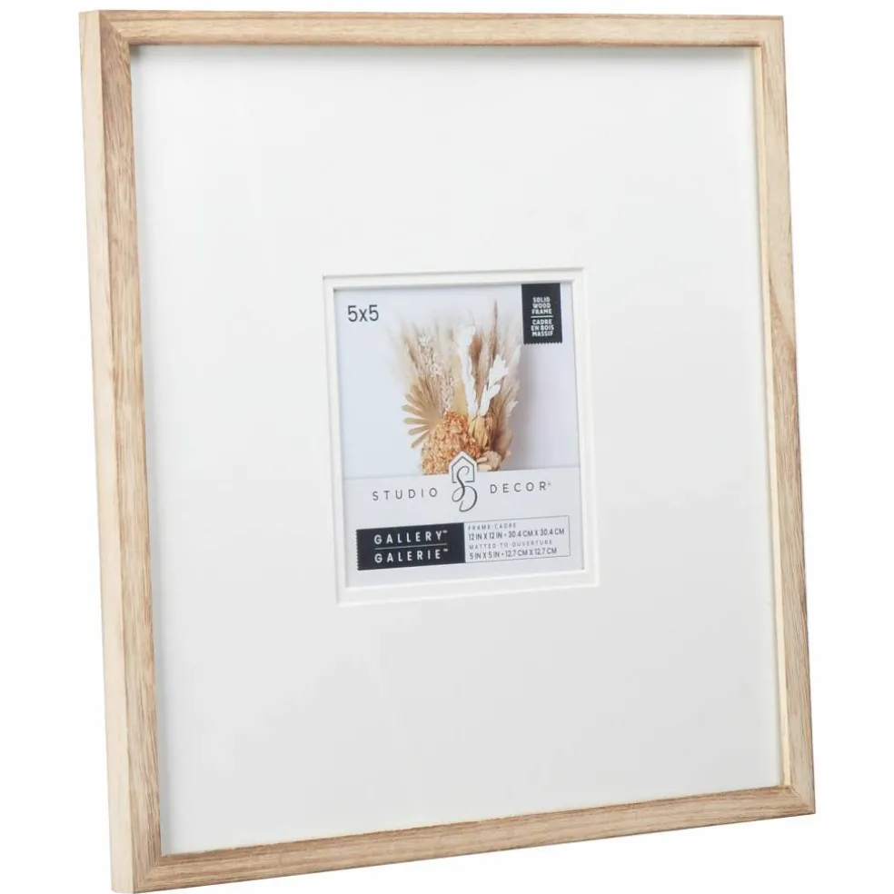Gallery Natural Wood Frame with Mat by Studio Décor®