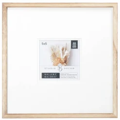 Gallery Natural Wood Frame with Mat by Studio Décor®