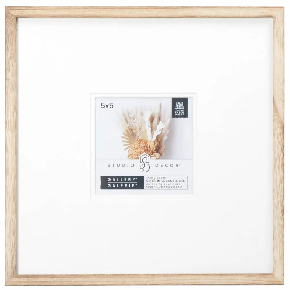Gallery Natural Wood Frame with Mat by Studio Décor®