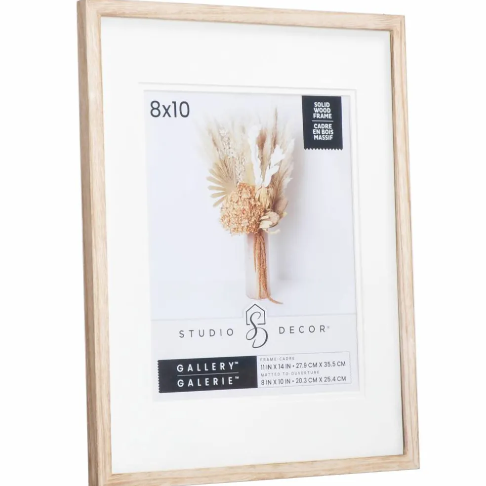Gallery Natural Wood Frame with Mat by Studio Décor®