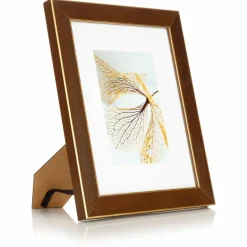 Gallery™ Walnut & Gold Trim Frame with Mat by Studio Décor®