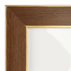 Gallery™ Walnut & Gold Trim Frame with Mat by Studio Décor®