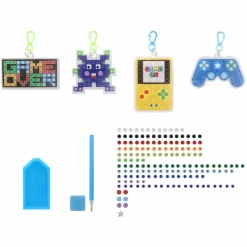 Gamer Backpack Keychain Diamond Art Kit by Creatology™