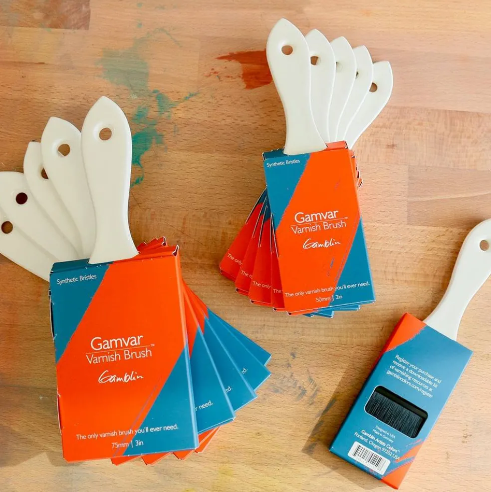 Gamlin Gamvar Varnish Brush
