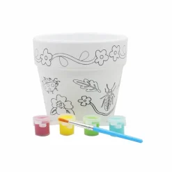 Garden Bugs Ceramic Flower Pot Painting Kit by Creatology™