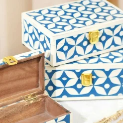 Gaynor Box – Handcrafted Bone & Resin Decorative Box