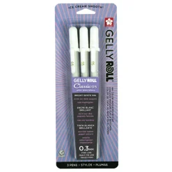 Gelly Roll® Classic⢠White Gel Pen, 3ct.