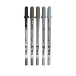 Gelly Roll® Moonlight® 06 Fine Point Gel Pen 5 Color Set, Grays