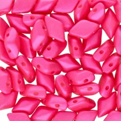 GemDUO™ 8mm 2-Hole Czech Glass Diamond Beads