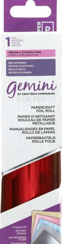 Gemini FoilPress Papercraft Foil - Red Shimmer 5.46 yard roll