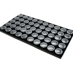 86 Gem Jars & 2 Travel Display Trays