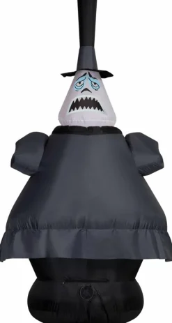 7' Gemmy Airblown Animated Inflatable Nightmare Before Christmas Mayor w/ Rotating Head Yard Decoration 557314