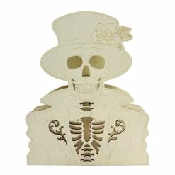 7" Gentleman Skeleton DIY LED Wood Décor by Make Market®