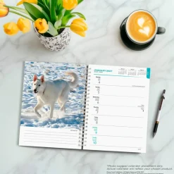 German Shepherds | 2027 6 x 7.75 Inch Spiral-Bound Wire-O Weekly Engagement Planner Calendar | New Full-Color Image Every Week