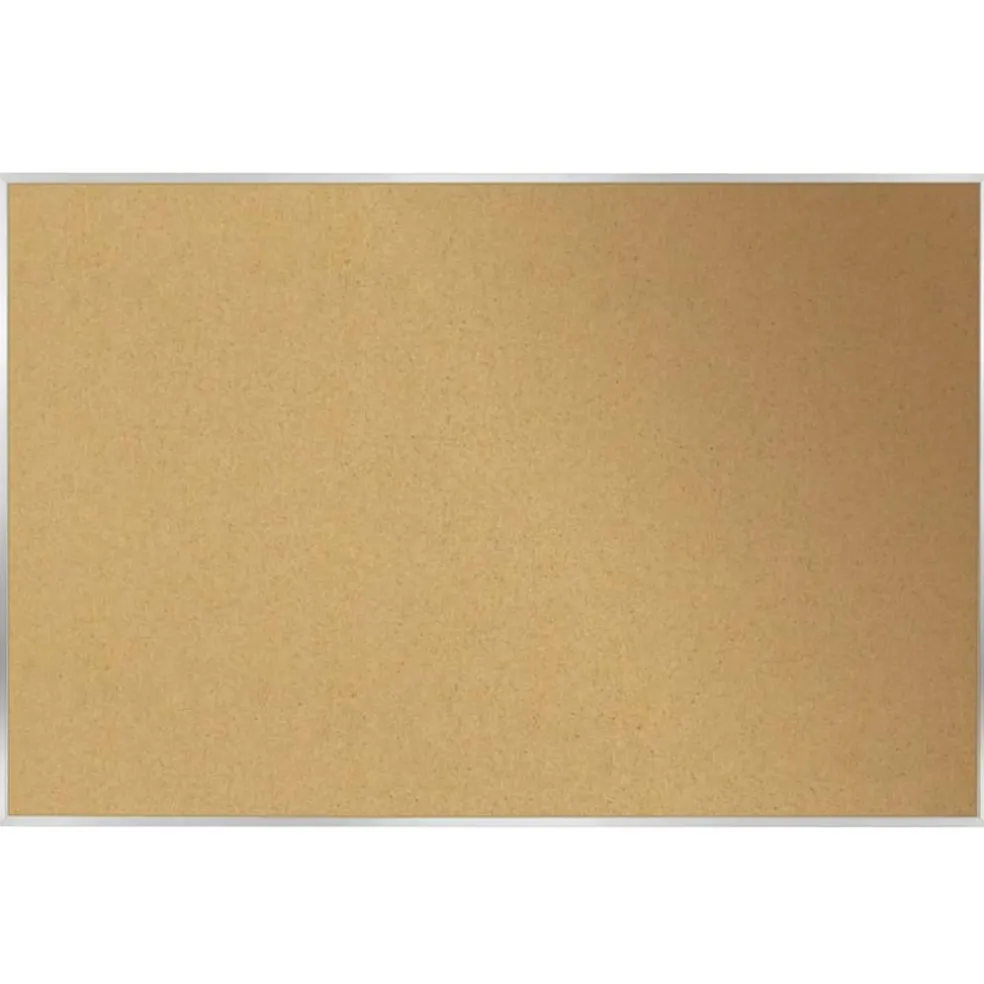 Ghent Aluminum Frame Corkboard, 24" x 36"