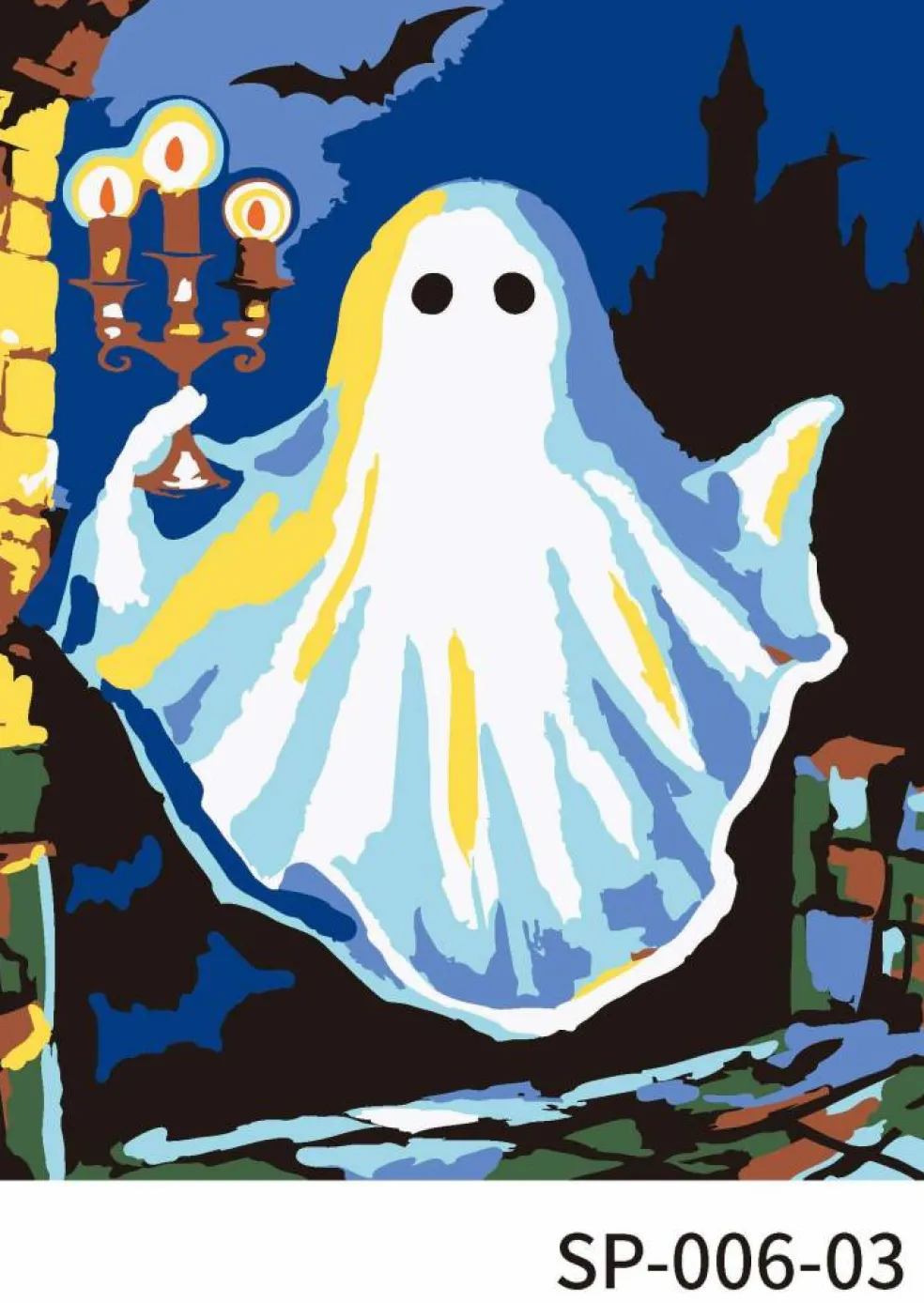 Ghosts Paint Marker-by-Number Kit by Artist's Loft®
