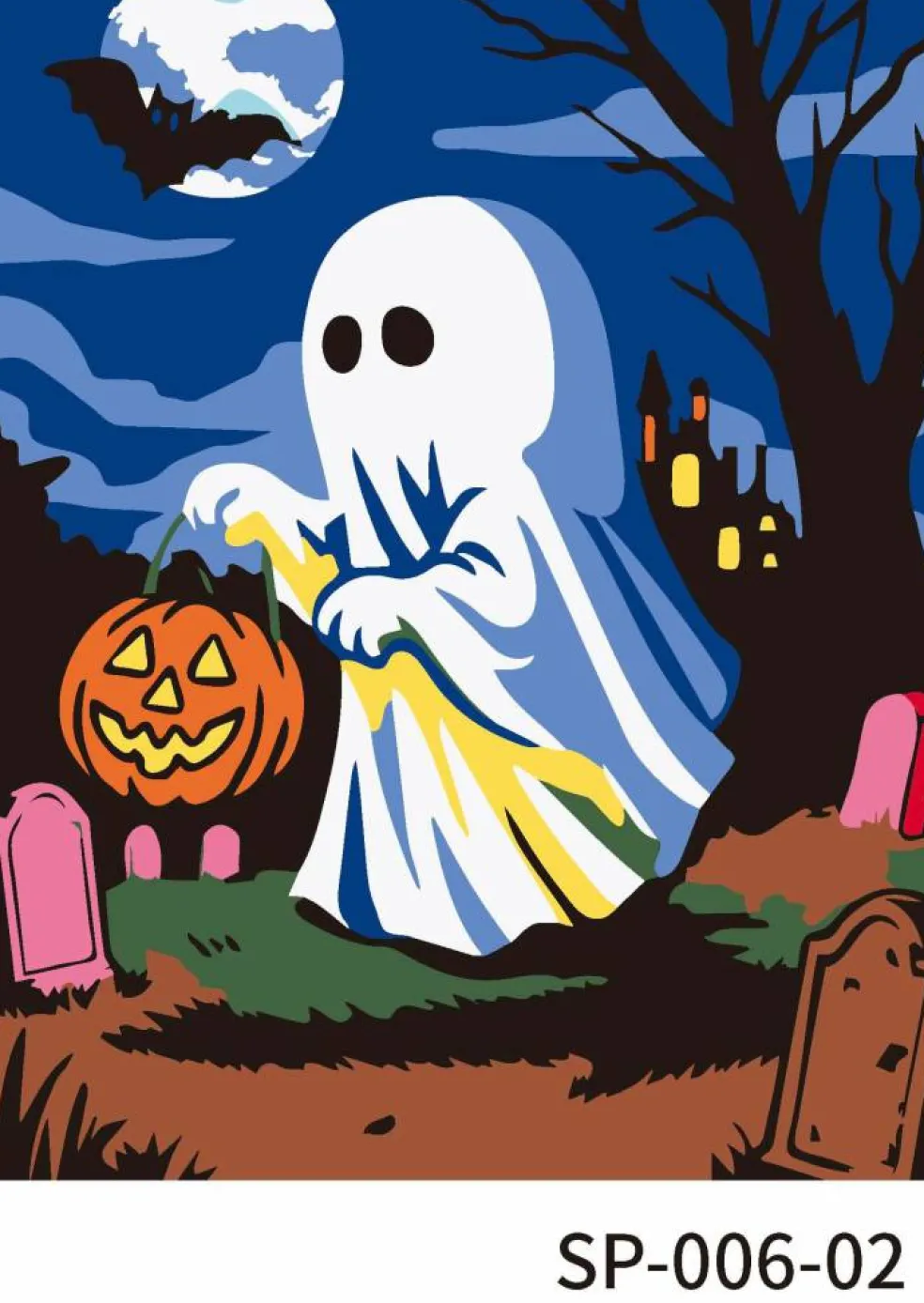 Ghosts Paint Marker-by-Number Kit by Artist's Loft®