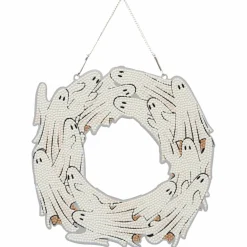 8" Ghosts Wreath Diamond Art Kit by Make Market®