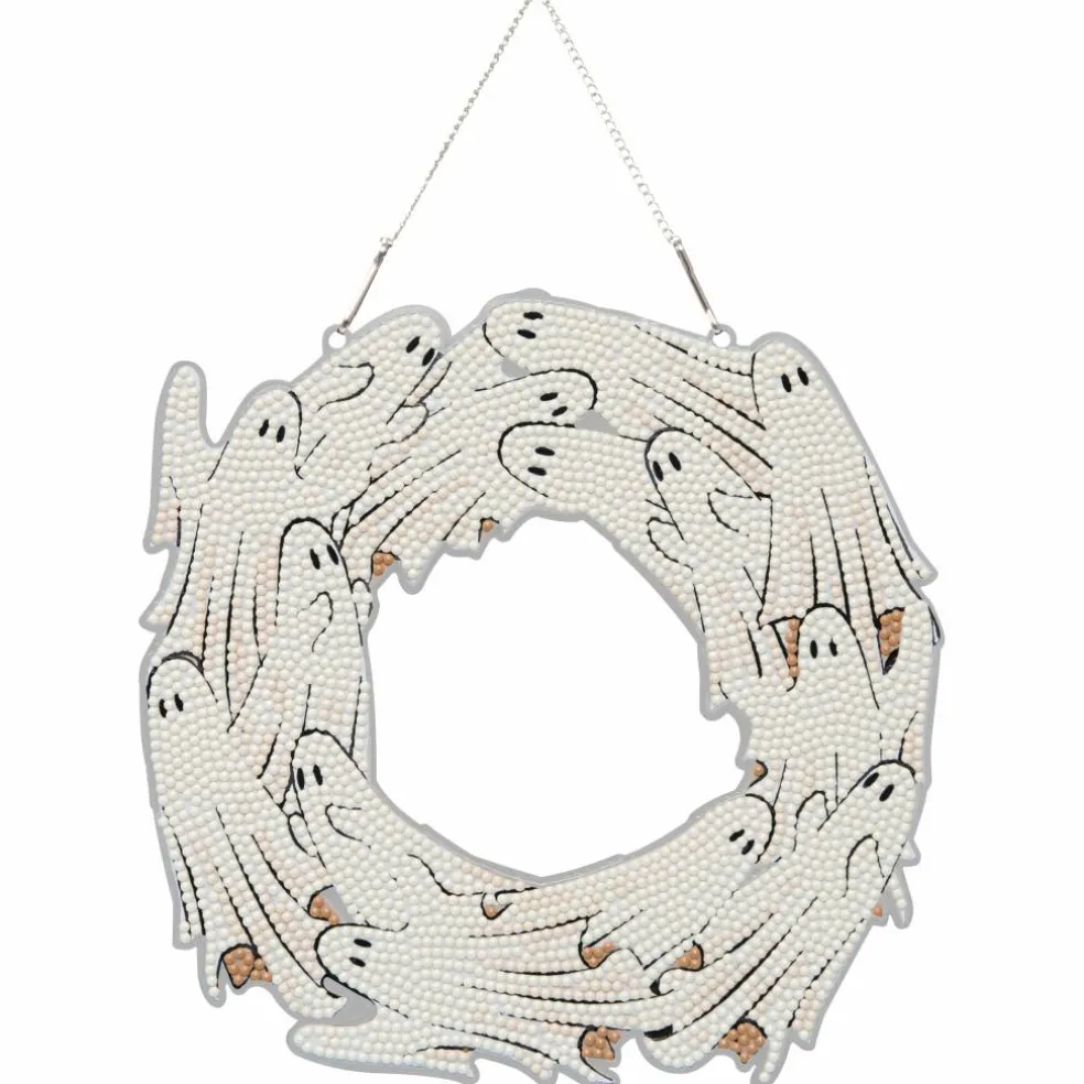 8" Ghosts Wreath Diamond Art Kit by Make Market®