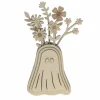 8.75" Ghost Vase with Flowers Layered DIY Wood Décor by Make Market®