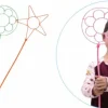 Giant Bubble Wands, 24 Inch, 12 Pack – Assorted Outdoor Bubble Toys for Kids