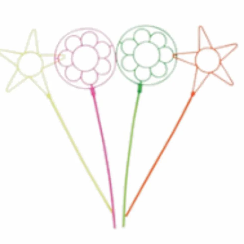 Giant Bubble Wands, 24 Inch, 12 Pack – Assorted Outdoor Bubble Toys for Kids