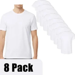 Gildan Heavy Cotton Blank Assorted T-Shirt, Casual 8 Pack Tee