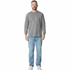 Gildan® Long Sleeve Crew Neck Adult T-Shirt