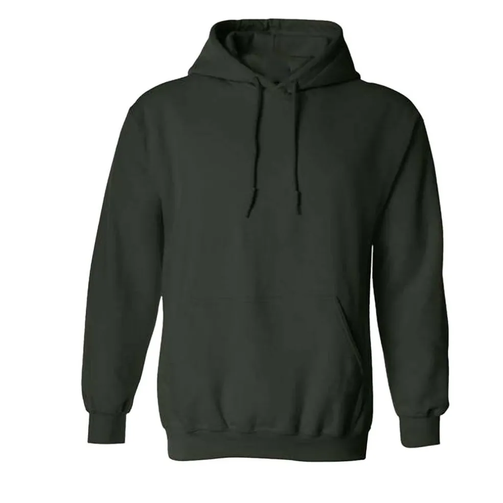 Gildan Men's Heavy Blend Hooded Sweatshirt, Fleece Pullover Blank Hoodie.
