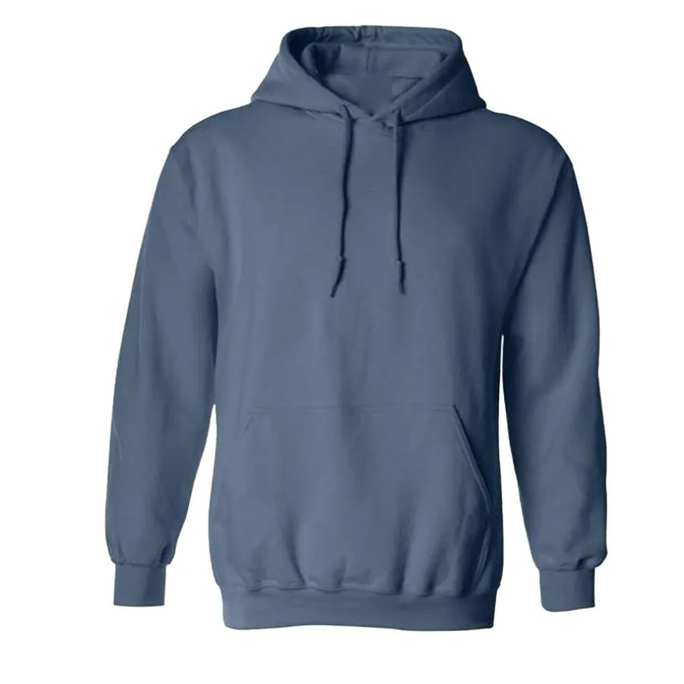 Gildan Men's Heavy Blend Hooded Sweatshirt, Fleece Pullover Blank Hoodie.