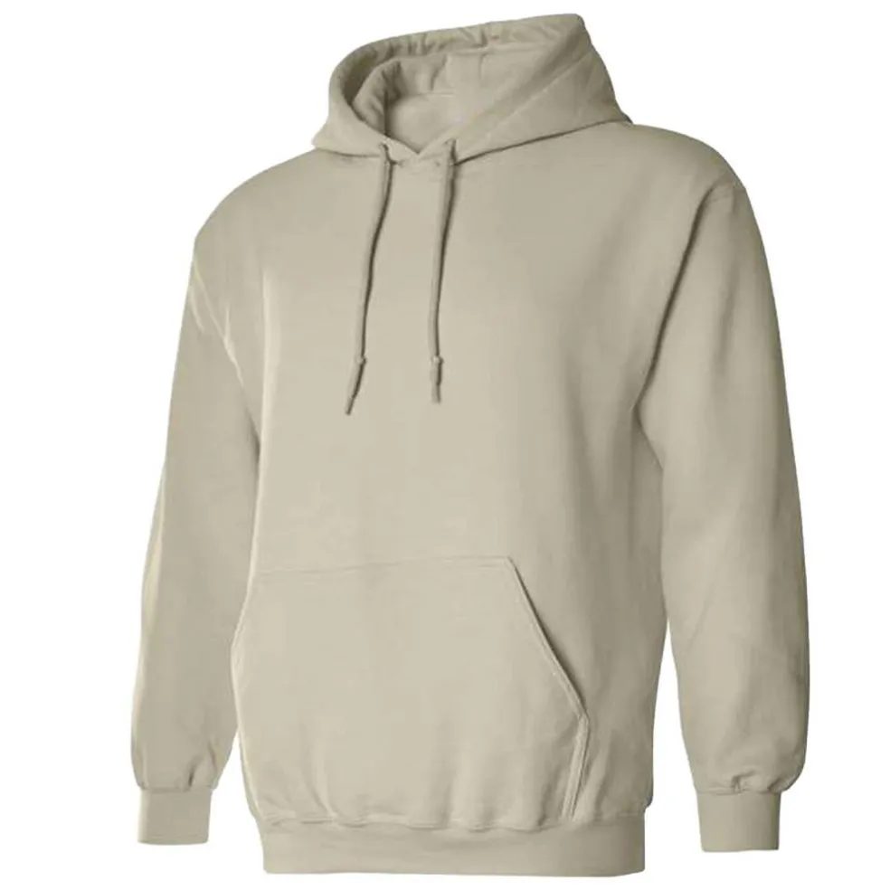 Gildan Men's Heavy Blend Hooded Sweatshirt, Fleece Pullover Blank Hoodie.