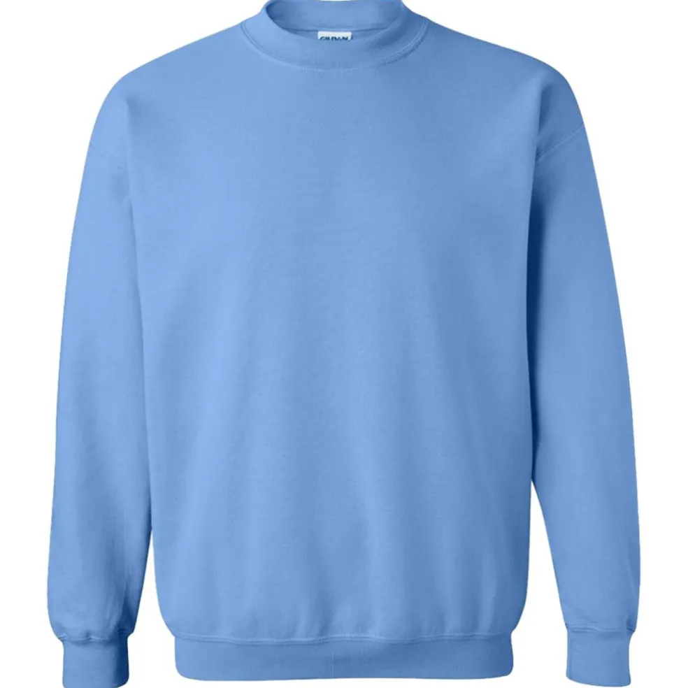 Gildan Unisex Adult Heavy Blend Crewneck Sweatshirt, Fleece Pullover Sweater.