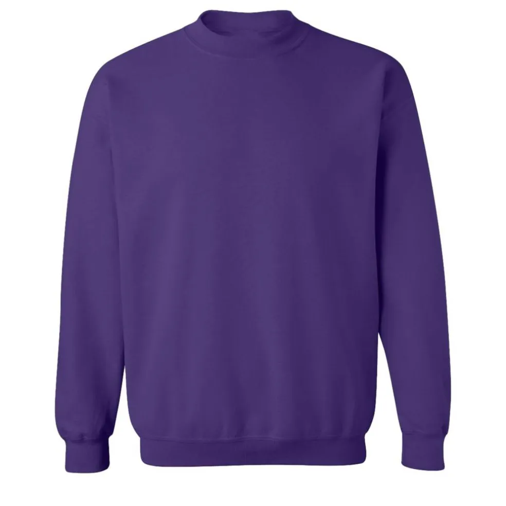 Gildan Unisex Adult Heavy Blend Crewneck Sweatshirt, Fleece Pullover Sweater.