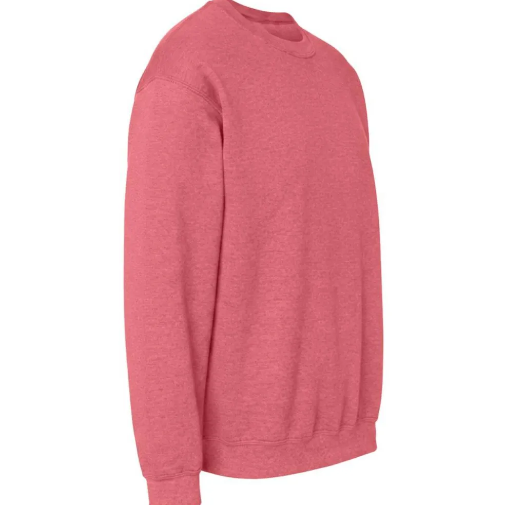 Gildan Unisex Adult Heavy Blend Crewneck Sweatshirt, Fleece Pullover Sweater.