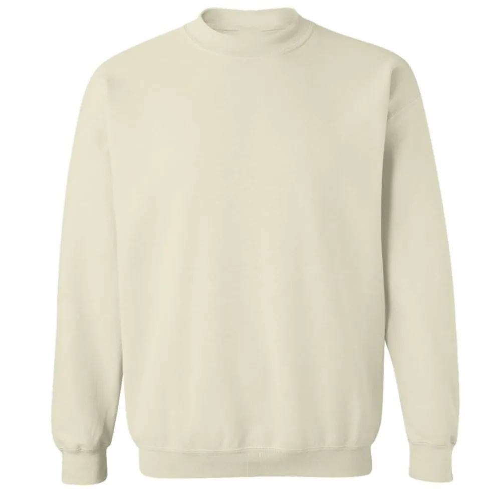 Gildan Unisex Adult Heavy Blend Crewneck Sweatshirt, Fleece Pullover Sweater.