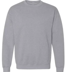 Gildan Unisex Adult Heavy Blend Crewneck Sweatshirt, Fleece Pullover Sweater.