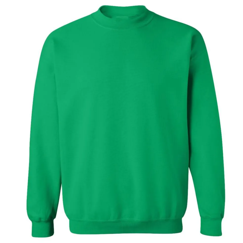 Gildan Unisex Adult Heavy Blend Crewneck Sweatshirt, Fleece Pullover Sweater.
