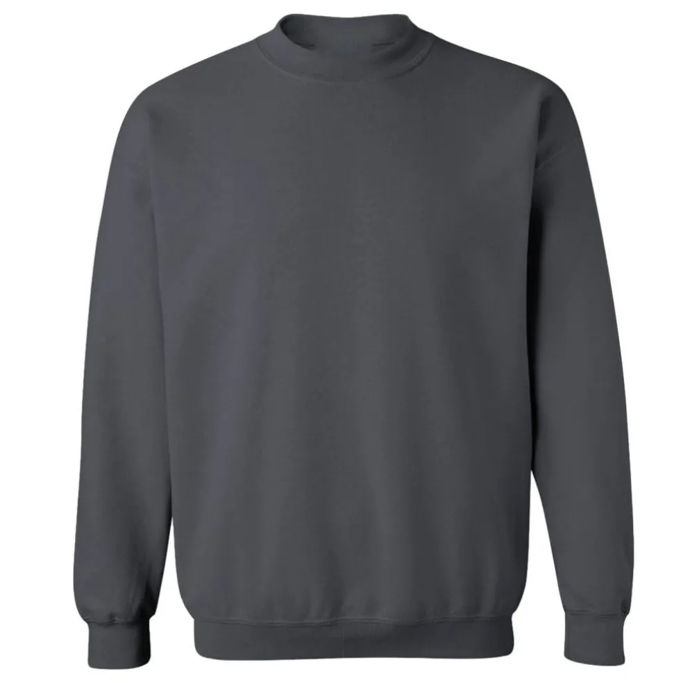 Gildan Unisex Adult Heavy Blend Crewneck Sweatshirt, Fleece Pullover Sweater.