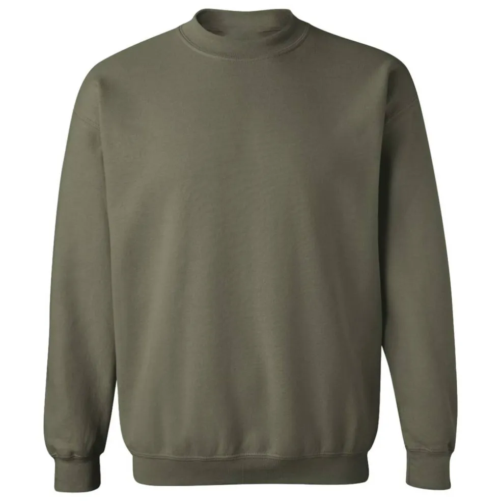 Gildan Unisex Adult Heavy Blend Crewneck Sweatshirt, Fleece Pullover Sweater.