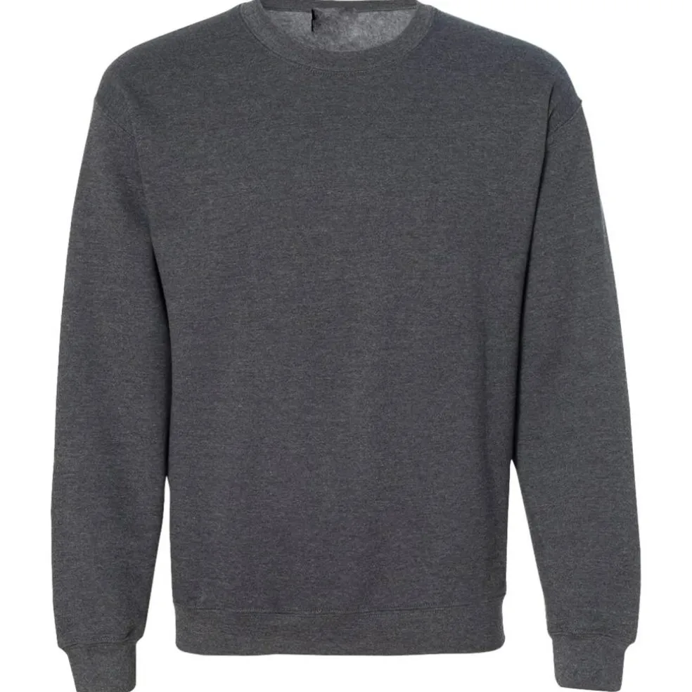 Gildan Unisex Adult Heavy Blend Crewneck Sweatshirt, Fleece Pullover Sweater.