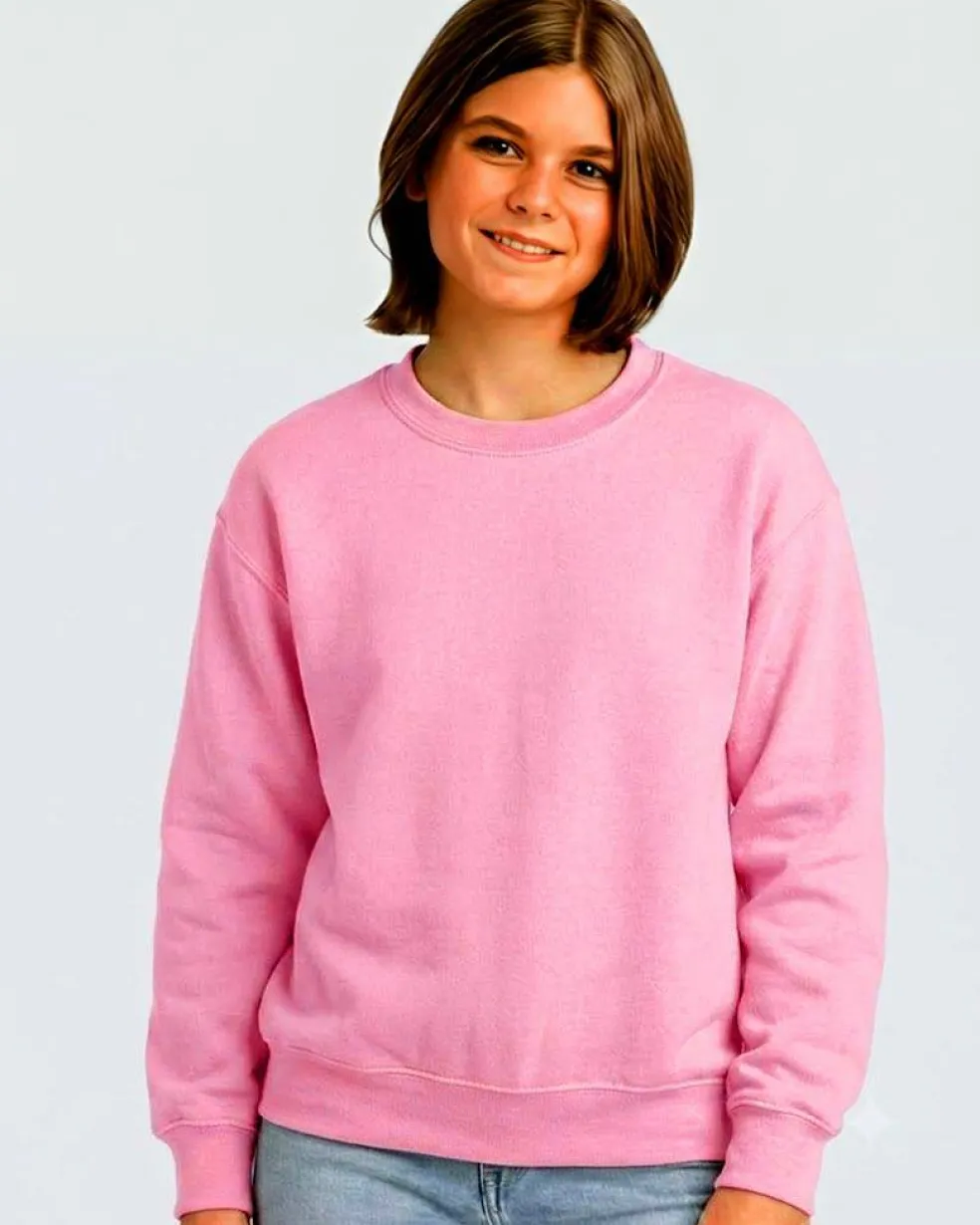 Gildan Youth Heavy Blend Crew Neck Sweatshirt Free Shipping