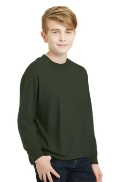 Gildan Youth Heavy Cotton Long Sleeve T-Shirt Free Shipping