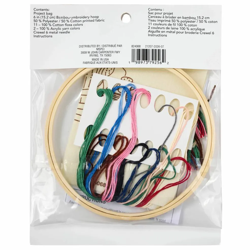6" Girl Reading Embroidery Kit by Loops & Threads®