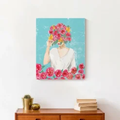 Glam Girl Canvas Wall Art
