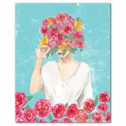 Glam Girl Canvas Wall Art