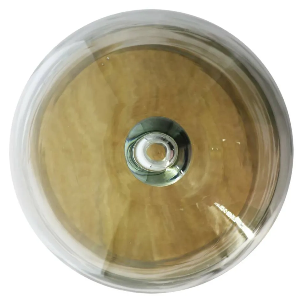 Glass Cloche & Round Wood Tray by Ashland®