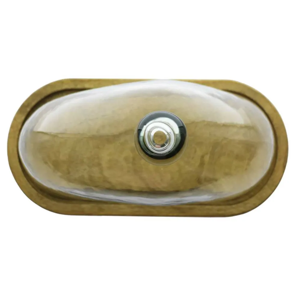 Glass Cloche & Wood Tray by Ashland®